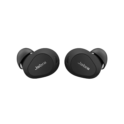 Jabra Elite 10 True Wireless Bluetooth Earbuds – Advanced Active Noise Cancelling with Dolby Atmos Surround Sound, All-Day Comfort, Multipoint, Crystal-Clear Calls – Matte Black