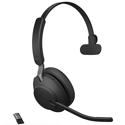 Jabra Evolve2 65 UC Wireless Bluetooth On Ear Headphone with Mic (Black)