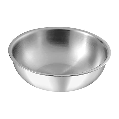 Kraft- follow your imagination Futuretec Triply Stainless Steel Extra Deep Tasla- 4.1 Litre (26Cm)|3 Layer Steel Tasla|2.5Mm Thick|Induction And Gas Base|5 Year Warranty|Toxin Free- Silver