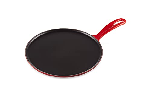 LE CREUSET Cast Iron Pan - Red, 2/3 Inch
