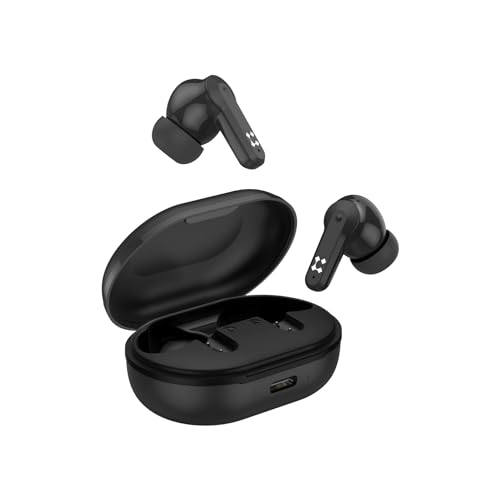 LYNE CoolPods 16 24 Hours Music Time True Wireless Earbuds with Touch Control and Quick Auto Pairing Feature (Black)