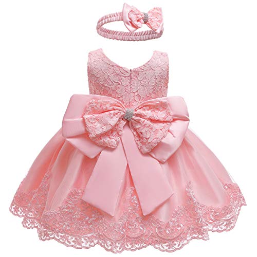 LZH girls Wedding Dress (_Baby Pink 1_3-4T)