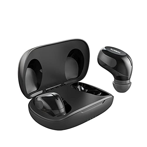 MAXOBULL BeePods Buds Truly Wireless in-The-Ear Bluetooth 5.0 Earbuds with 30-Hours of Playtime, Instacharge, Stereo Audio, Touch Control, Dual Mic, Type-C, IPX5 & Voice Assistance - Black