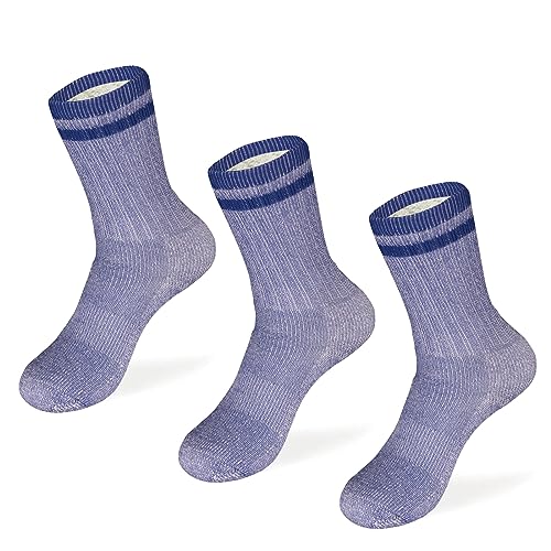 MERIWOOL Merino Wool Kids Hiking Socks for Children 3 Pairs