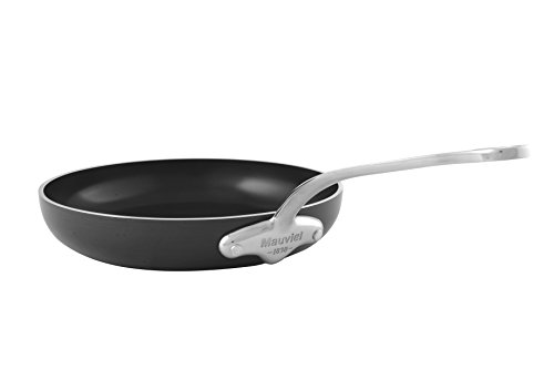 Mauviel 8629.30 M'stone3 Non-Stick Fry Pan SS Handle, 11.8", Black