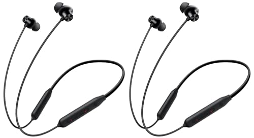 OnePlus Bullets Wireless Z2 ANC Bluetooth in Ear Earphones with Mic, 45dB Hybrid ANC, Bombastic Bass - 12.4 mm Drivers, 10 Mins Charge - 20 Hrs Music, 28 Hrs Battery (Black)@INR 1799 with Bank Offer