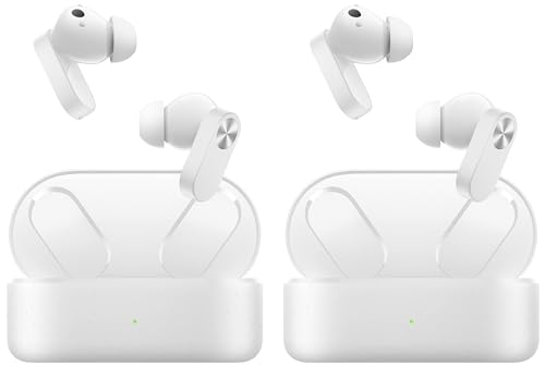 OnePlus Nord Buds 2 TWS in Ear Earbuds with Mic, Upto 25dB ANC 12.4mm Dynamic Titanium Drivers, Playback:Upto 36hr case, 4-Mic Design, IP55 Rating, Fast Charging [White]@INR 2299 with Bank Offer