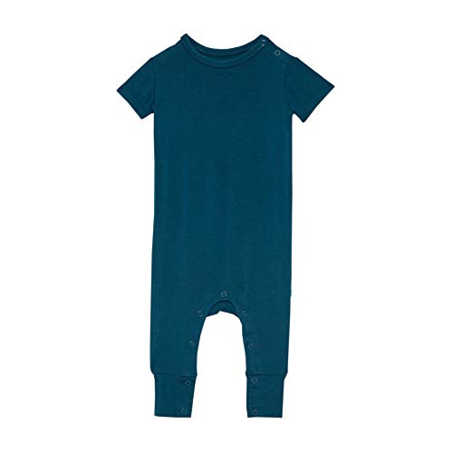 Posh Peanut Baby Rompers Pajamas - Newborn Sleepers Boy Clothes - Kids One Piece PJ - Soft Viscose from Bamboo (Sailor Blue, 2T)