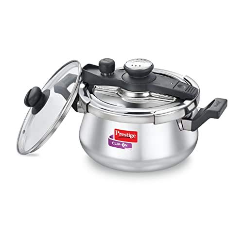 Prestige Svachh Clip-on 5 Liter Stainless Steel Outer Lid Pressure Handi