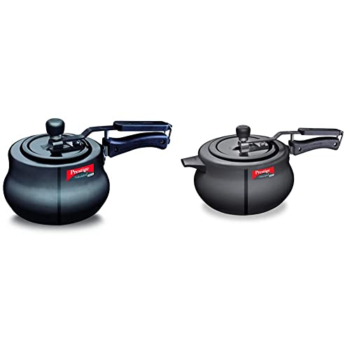 Prestige Svachh Nakshatra Plus Hard Anodised 3 Litre Pressure Handi & Prestige Svachh Nakshatra Plus Hard Anodised 5 Litre Pressure Handi