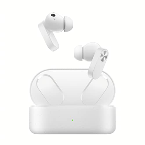 (Refurbished) OnePlus Nord Buds 2 True Wireless in Ear Earbuds with Mic, Upto 25dB ANC 12.4mm Dynamic Titanium Drivers, Playback:Upto 36hr case, 4-Mic Design, IP55 Rating, Fast Charging [Lightning White]