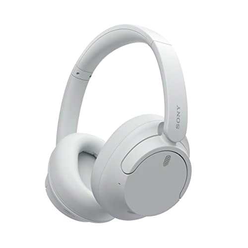 (Refurbished) Sony WH-CH720N, Wireless Over-Ear Active Noise Cancellation Headphones with Mic, up to 50 Hours Playtime, Multi-Point Connection, App Support, AUX & Voice Assistant Support for Mobile Phones (White)