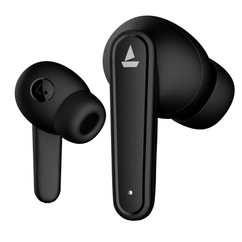 (Refurbished) boAt Airdopes 115 in Ear Earbuds(Active Black)