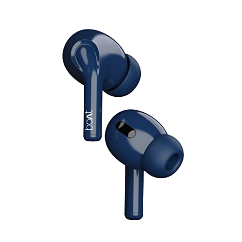 (Refurbished) boAt Airdopes 161 In-Ear TWS Earbuds with ASAP Charge, Wireless, 17H Playtime, IWP , Immersive Audio, IPX5, Touch Control, with Mic (Cool Sapphire)