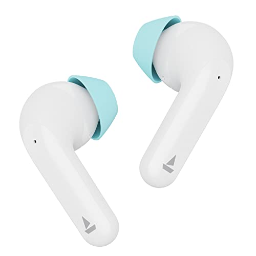 (Refurbished) boAt Airdopes 175 True Wireless Earbuds with Quad Mics ENxâ„¢ Technology, ASAPâ„¢ Charge, 35H Playtime, boAt Signature Sound, IPX4, IWPâ„¢, Touch Controls, Lightweight Build(Crimson White)