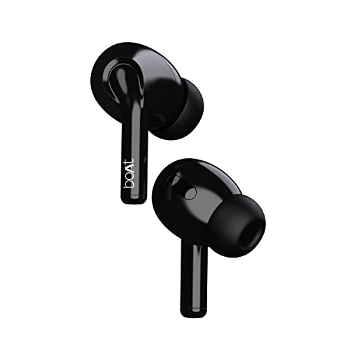 (Renewed) boAt Airdopes 161 TWS Earbuds with ASAP™ Charge, 17H Playtime, IWP™, Immersive Audio, IPX5, Touch Controls(Pebble Black)