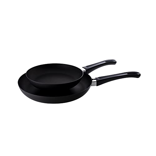 Scanpan Classic Set Induction Fry Pan, 8" & 10.25", Black