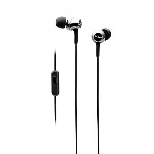 Sony (Renewed) Mdr-Ex255Ap In-Ear Headphones With Mic (Black),Bluetooth