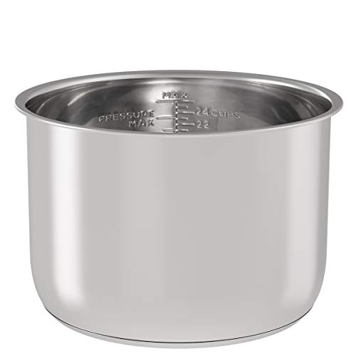 Stainless Steel Inner Pot Replacement Insert Liner Accessory Compatible with Ninja Foodi 8 Quart, By Sicheer