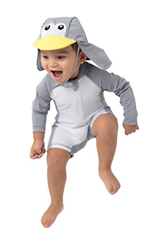 Sunzies Sunzies Baby Penguin Rashguard Sunsuit 18-24m
