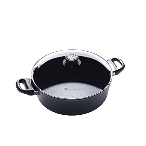 Swiss Diamond 6928C Nonstick Braiser - 5.3-Quart