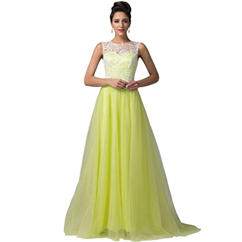 TILISM Women's Floor Length Maxi Gown Dress for Photoshoot or Wedding (Small, Yellow)