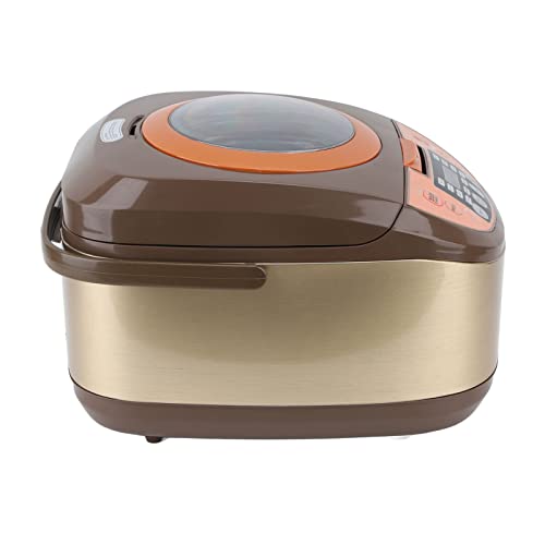 Ubersweet® Electric Pressure Cooker, 7 in 1 Automatic Rice Cooker Fingerprint Resistance Triple Bottom 5L Multifunction for Home (UK Plug)