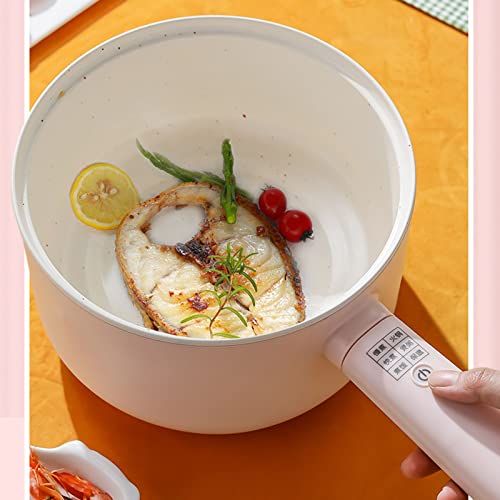 Ubersweet® Small Electric Cooker, Comfortable Handle Non Stick 220V Small Electric Hot Pot Automatic Insulation for Frying for Household EU Plug