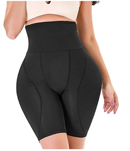 VIKSON INTERNATIONAL Sexy Imported Shapewear Lingerie Under Wears Hip Butt Lifter Thigh Big Pads Shape wear Buttock Hip Enhancer Sponge Padded Fake Ass with Tummy Tucker for Girls Women. (BLACK, L )