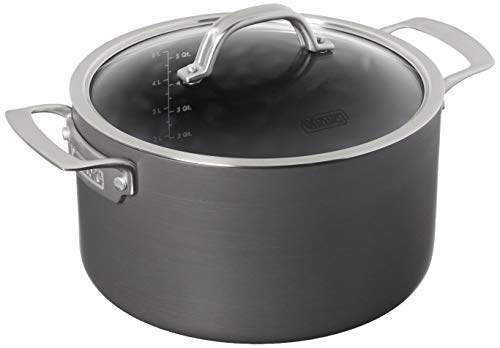 Viking 40051-0326 Hard Anodized Nonstick Dutch Oven, 6 Quart, Gray