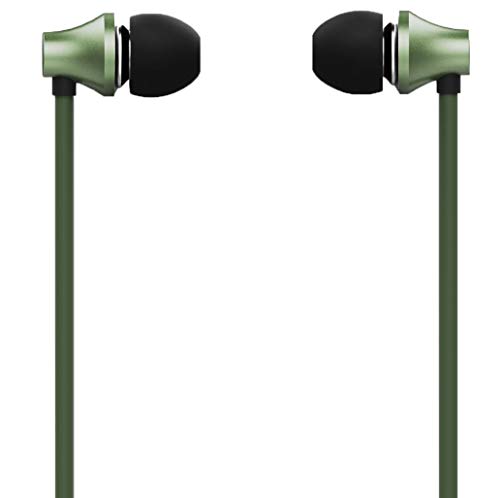 Wayona WI80 Dual Driver Wired in-Ear Earphones with Mic, Deep bass and HD Stereo Earphone with in line Volume Control Button (Wired 3.5mm, Green)