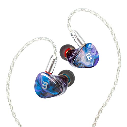 YINYOO TRI Starsea in Ear Monitors, High Performance Wired Earbuds with Four Tuning Modes, 2BA+1DD Hybrid Drivers IEM Headphone for Studio/Music Industry/on-Stage/Rehearsals