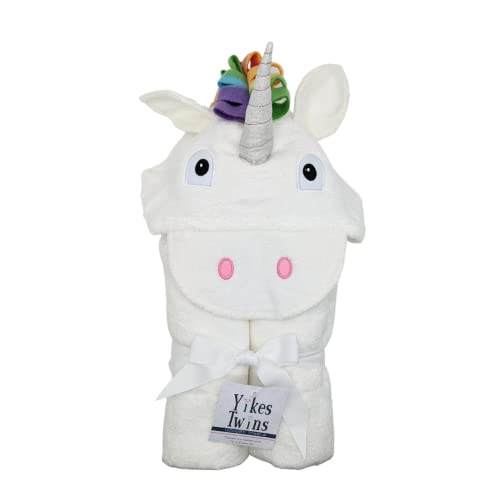 Yikes Twins Child Hooded Towel - Unicorn