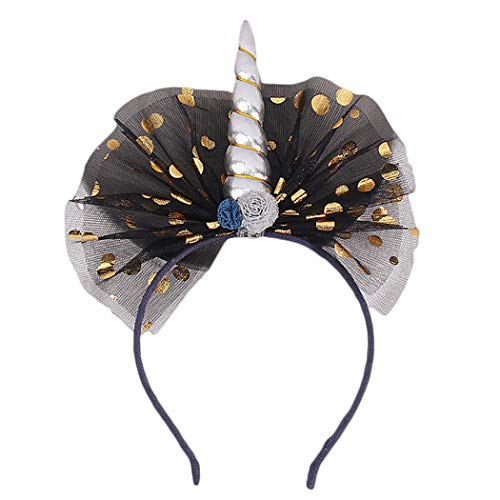 Zoylink Kid's Halloween Headband Horn Decor Hair Hoop Party Hair Accessories