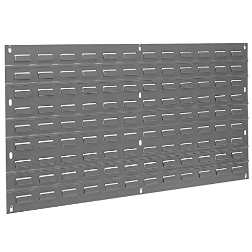 Akro-Mils 30136 Louvered Steel Panel for Mounting AkroBins, 36-Inch W by 19-Inch H, Grey