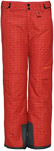 Arctix Kids Snow Pants with Reinforced Knees and Seat, Arrowhead Vintage Red/Orange, X-Large