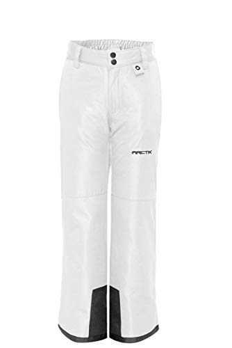 Arctix Youth Snow Pants, White, Medium Regular