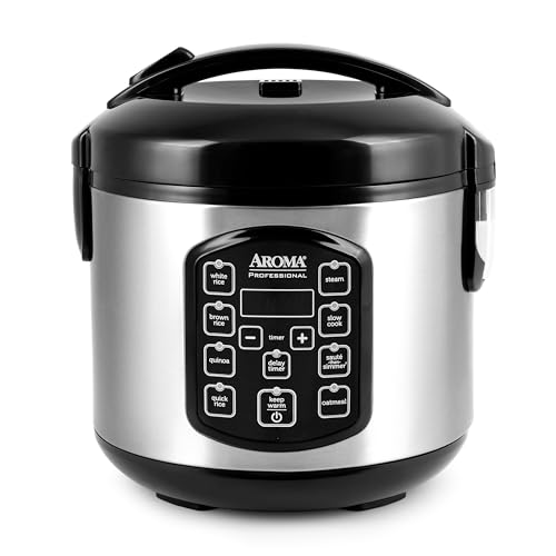 Aroma ARC-954SBD Digital Rice Cooker, Stainless Steel