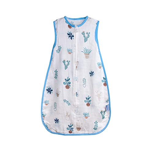 Baby Sleeping Sack Muslin Cotton Soft Wearable Blanket Summer Sleeping Bag Baby Sleeveless Sleep Sacks 0.5 Tog 24-36 Months Boy Kids Large 3T Lightweight 4-5 Years Girl Infant Sleep Bag Toddler XL