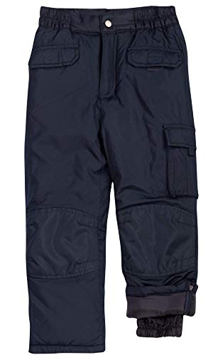 CHEROKEE Boys & Girls Insulated Ski Snow Pants, Size 16/18, Black'