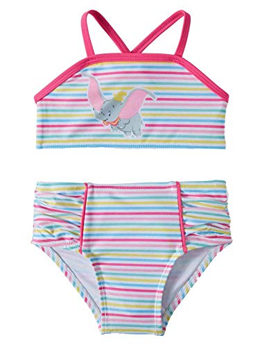 Disney Dumbo Baby Girls 2 Piece Bikini Swimsuit (0-3 Months)