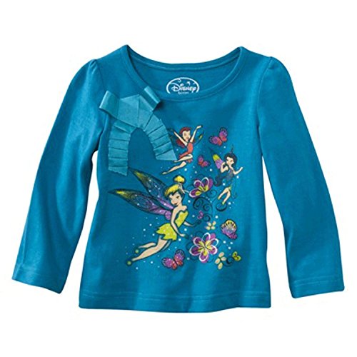 Disney Fairies Infant and Toddler Girls Long Sleeve Shirt (4T)