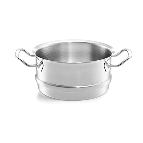 Fissler Original Profi Collection Stainless Steel Steamer Insert Diameter 20 cm Induction Steamer Induction Steamer Induction