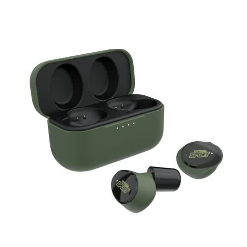 ISOtunes Sport Caliber Shooting Earbuds: True Wireless Bluetooth Hearing Protection, Water and Dust Proof, 13 Hour Battery, 25 dB Noise Reduction Rating (NRR)