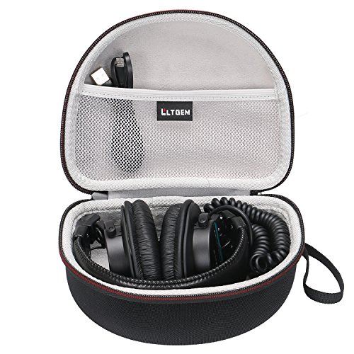 LTGEM for Sony MDR7506 Professional Large Diaphragm Headphone EVA Hard Case Travel Protective Carrying Storage Bag