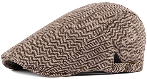 PanPacSight Men’s Newsboy Gatsby Hat Vintage Beret Flat Ivy Cabbie Driving Hunting Cap for Boyfriend Gift