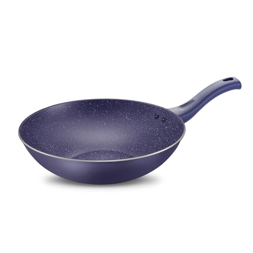 Prestige Ceraglide Ceramic Coating Non-Stick Aluminium Cookware Wok 28 Cm (3.3 Litre)