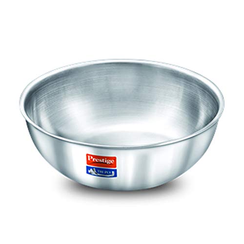Prestige Stainless Steel Tri Ply Tasla - Dia 220mm, Silver