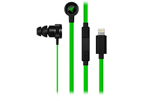 Razer Hammerhead iOS Optimized Headphones with in-Line Remote and Mic (Green)