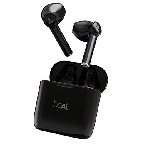 (Renewed) boAt Airdopes 131 Truly Wireless Bluetooth in Ear Earbuds with Mic (Active Black)